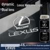 Динамические проекционные огни приветствия дверей Lexus: Совместимо с моделями ES200, RX300 и ES300