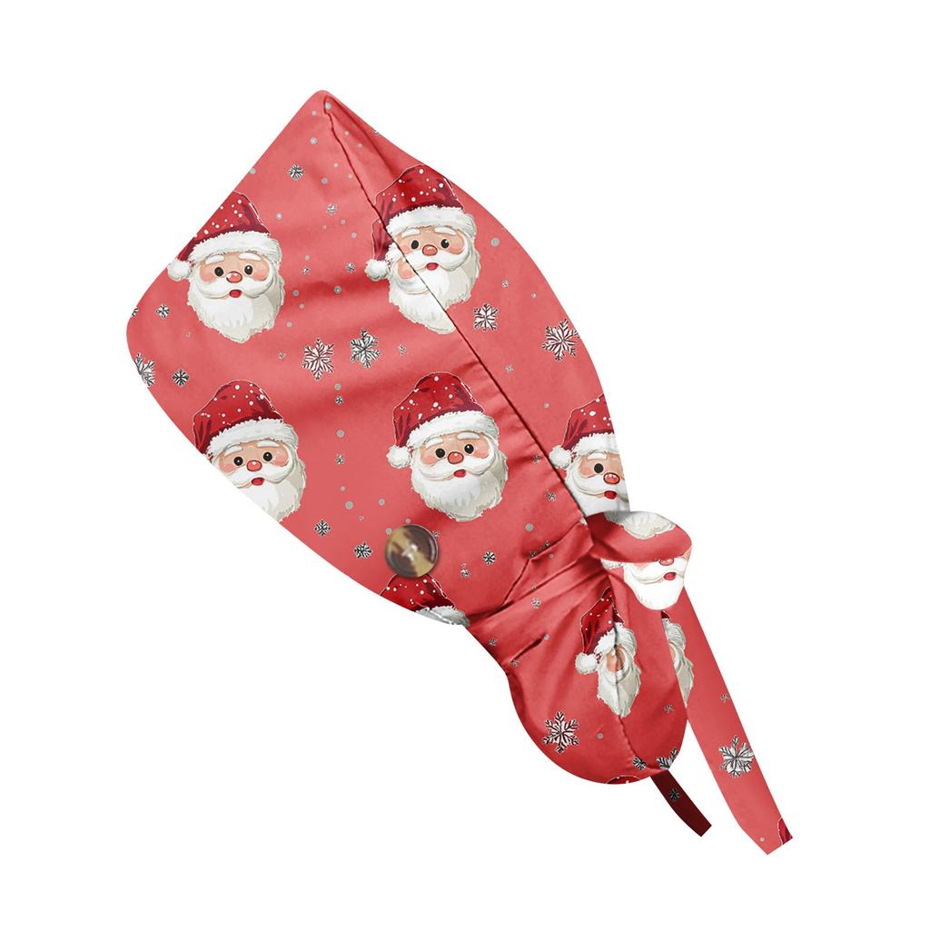 Модная рождественская рабочая кепка с принтом, повседневная женская кепка с хвостиком, кепка с повязкой, кепка Baotou