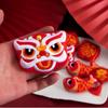 Lucky Spring Festival Pin Cute Chinese Style Pin Kawaii Lion Dance Brooch  Spring Festival