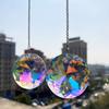 Faux Crystal Suncatcher Window Rainbow Maker Handmade Glass Hanging Pendant Lamp Chandelier Prisms for Home Garden Decor