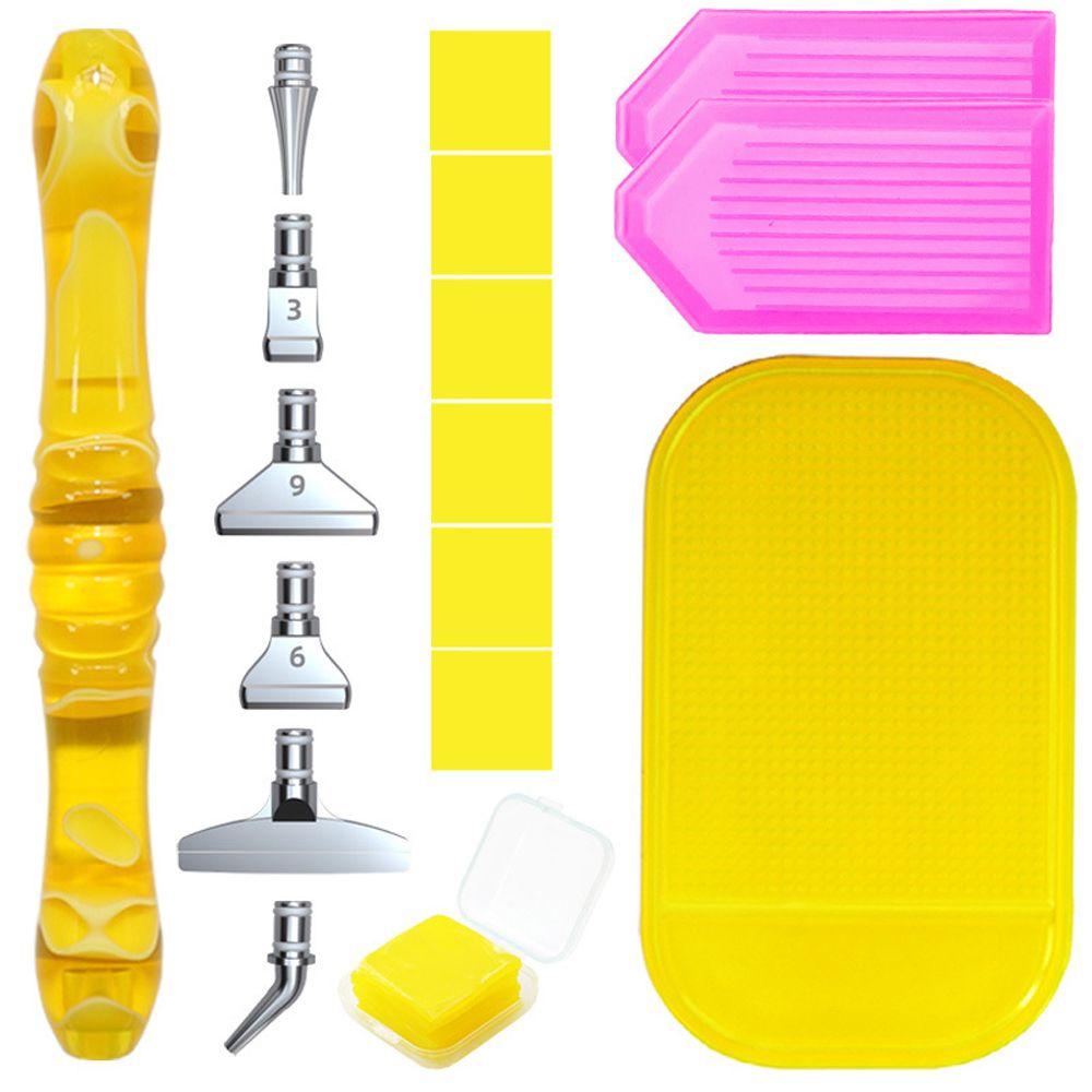 Resin Diamond Painting Pen Alloy Replacement Pen Heads Point Drill Pen Diamond Painting Glue Clay
