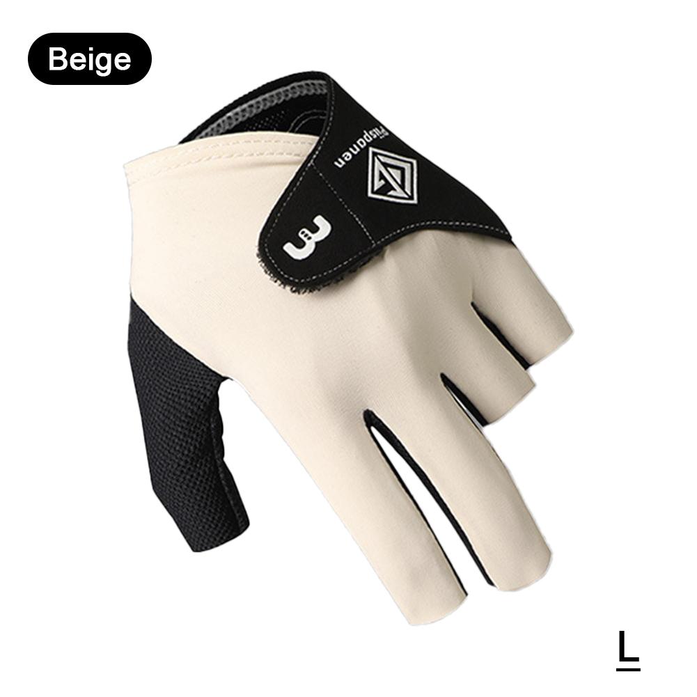 1 шт. Перчатки для бильярда без пальцев для левой руки, эластичные, дышащие, нескользящие, тонкие, самоклеящиеся, тканевые, фиксированные