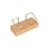 Walnut Wood Wooden Card Holder Tabletop Shelf Cards Display Stand  Home Office Supply