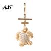 Ocean Style Wall Accent Lighted Wooden Sea Turtle Decor, Beachy Decor with Warm LEDs, Seaside Room Accessories Luminous Coastal Nautical Hanging