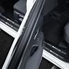 ZLLB1 Car Door Sill Scuff Plate Decor Carbon Fiber Stickers For Mercedes Benz AMG W203 W206 W220 W205 W211 W212 W201 W168 W169 GLA GLC