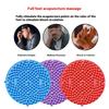 Нескользящий округлый тренажер для стоп, массажный коврик для фитнеса, тренажер для икр, физиотерапия, пластина для растяжки ног, спорт и развлечения