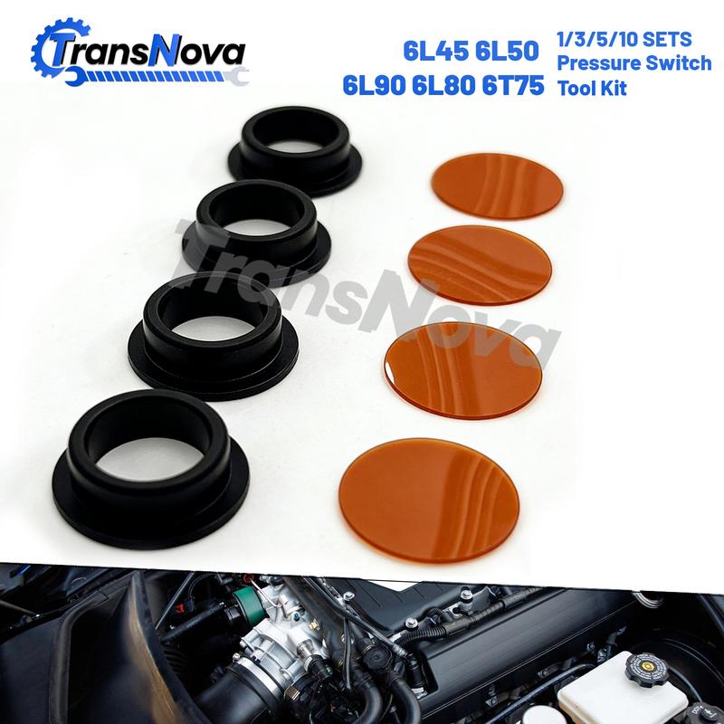 TransNova 6L45 6L50 6L80 6L90 6T70 6T75 Transmission Pressure Switch Rebuild Pack Installation Tool Kit 10 SET For Chevrolet GM