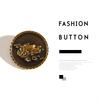 10Pcs Metal Embossed Buttons, High-End Clothes Decorative Accessories, Women'S Coats, Trench Coats, Tops, Round Buttons, Buttons