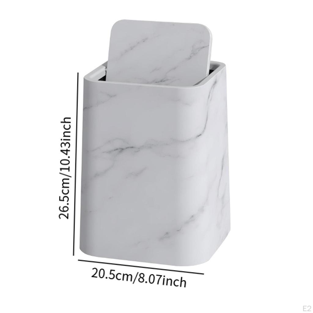 Мраморная ванная мусорная корзина мусорная корзина многоразовый квадратный мусорный контейнер бытовой