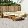 Outdoor Sofa Set with Cushions 9 pcs