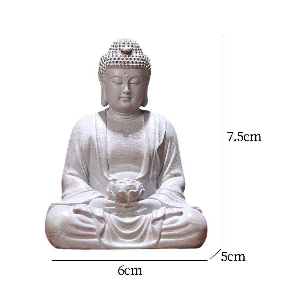 Статуя Будды Декоративная Фигурка Портативная Настольная Коллекционная Поделка Скульптура Украшение Дома