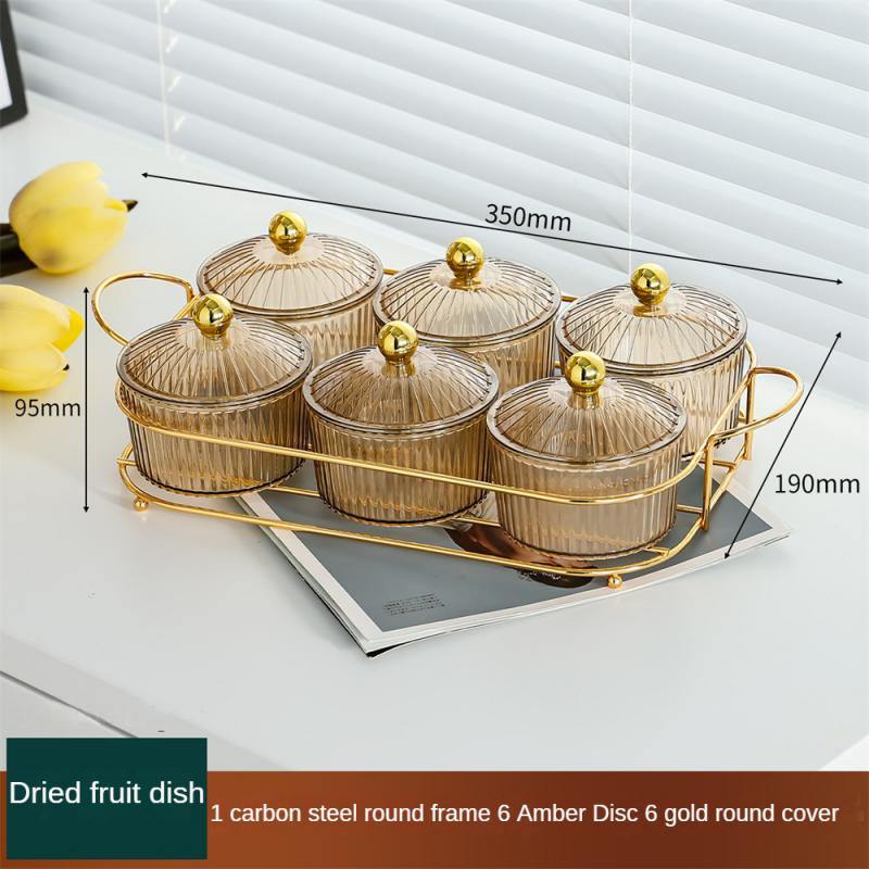 Поднос для сервировки закусок из скандинавских фруктов Поднос для сухофруктов Банка для печенья Контейнер для хранения Поднос для сервировки свадебных орехов