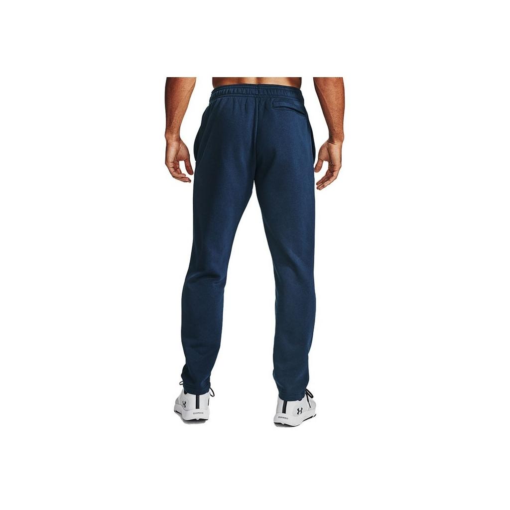 Under Armour Прямые флисовые тренировочные брюки мужские, темно-синие 1357129-408