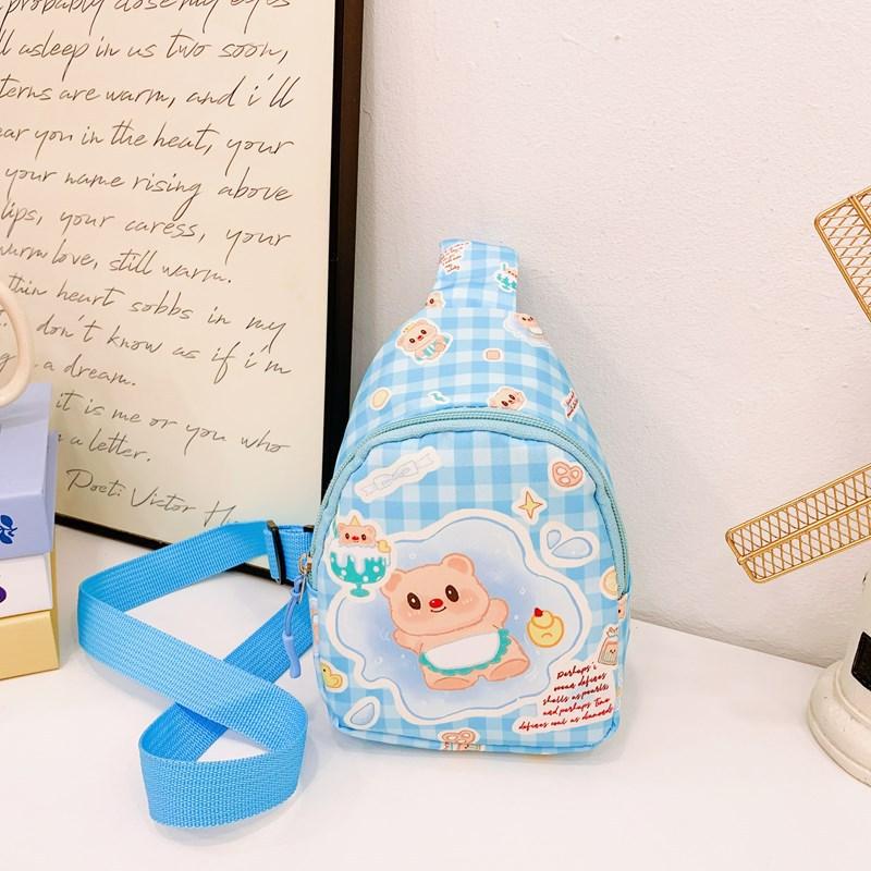 Школьная сумка новая сумка мультяшный милый медведь через плечо маленький рюкзак сумка для смены подгузников для малыша нагрудная сумка