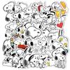 64 Cute Snoopy Anime Waterproof Snoopy Character Stickers for Club and Unofficial Stickers, Suitcases, Motorcycles, Helmets, Activities, More.