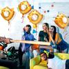 8-Pack Baseball Glove Balloons, Baseball Glove Foil Balloons, Suitable for Sports Themes, Baseball-Themed Party Decorations