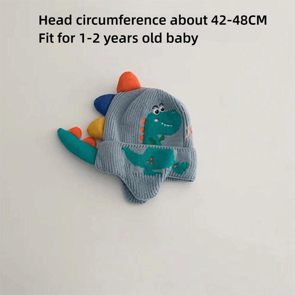 Winter Ear Protection Hat Cute Knit Beanie Hats New Head Cover for Children