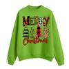 Women's Casual Fashion Round Neck Long Sleeve Christmas Printed Sweatshirt