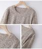 Versatile Knitted Sweater: Round Neck, Loose Fit, Irregular Tassel Cardigan for Autumn and Winter