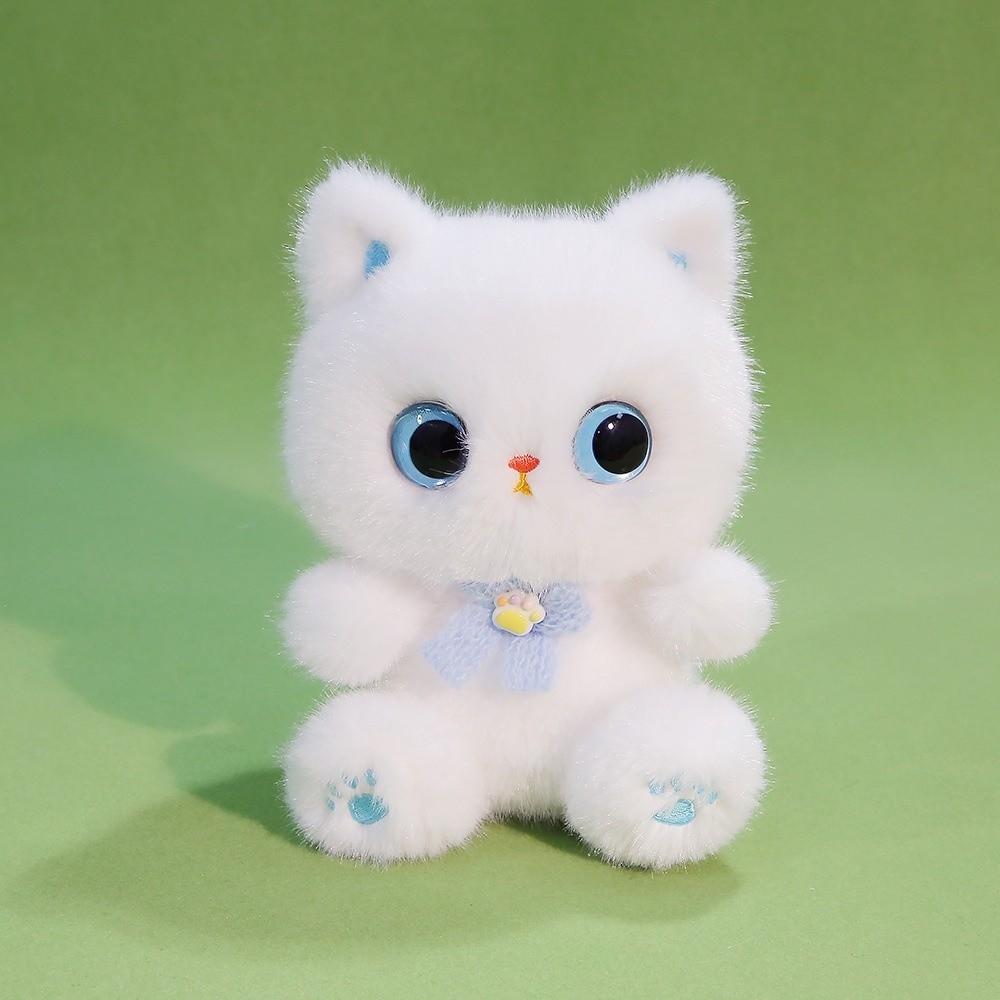 Мягкие игрушки Черный кот Плюшевая игрушка Кавайный кот Настольная кукла Креативная сиамская кошка Кукла Детские подарки