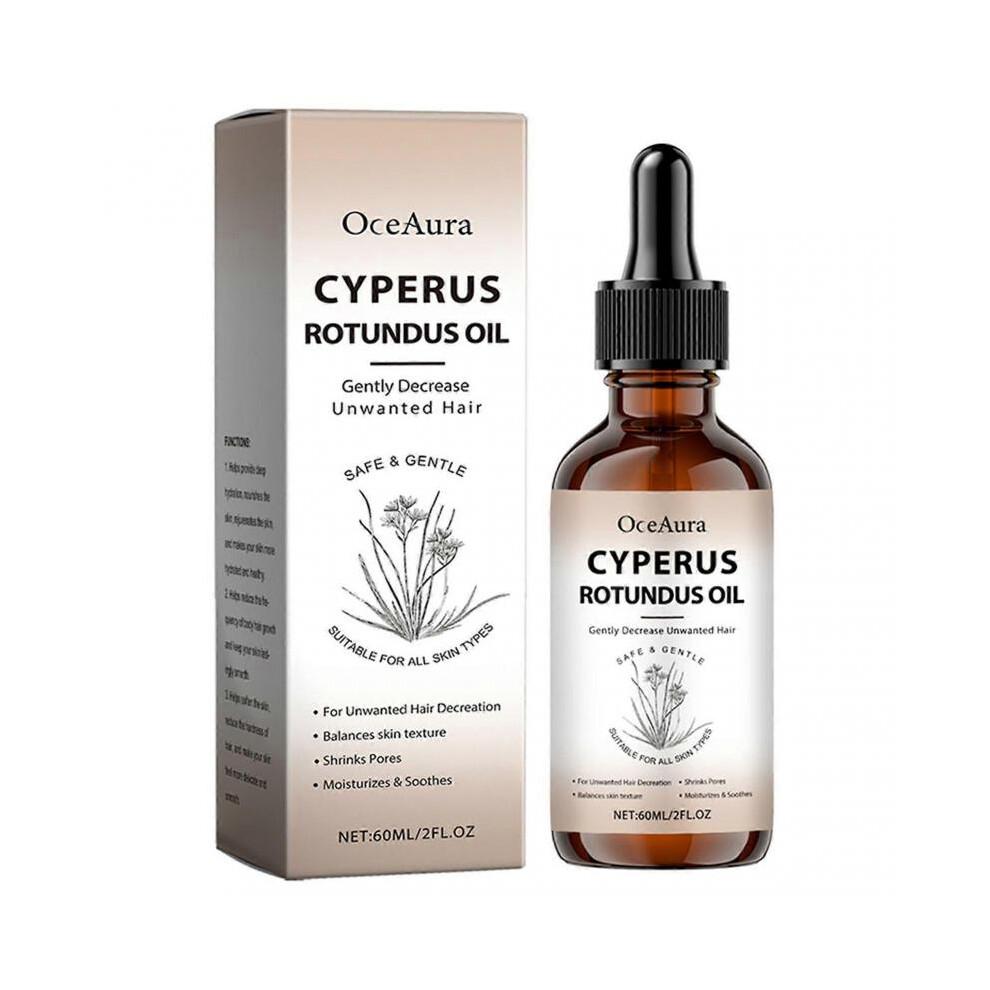 (3pcs)Cyperus Rotundus Oil for Hair Removal, Natural Body Hair Growth Inhibitor Oil for Arm, Armpit, Face, and All Skin Types, Daily Use