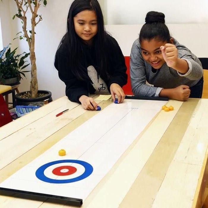 Jeu de Curling de Table - Kikkerland