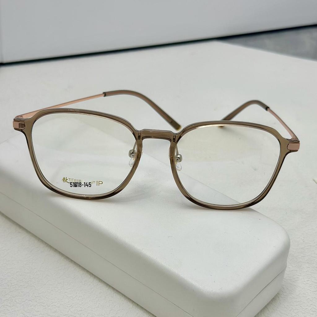 Сверхлегкая корейская титановая квадратная оправа для очков - Стильный мужской и женский вариант линз