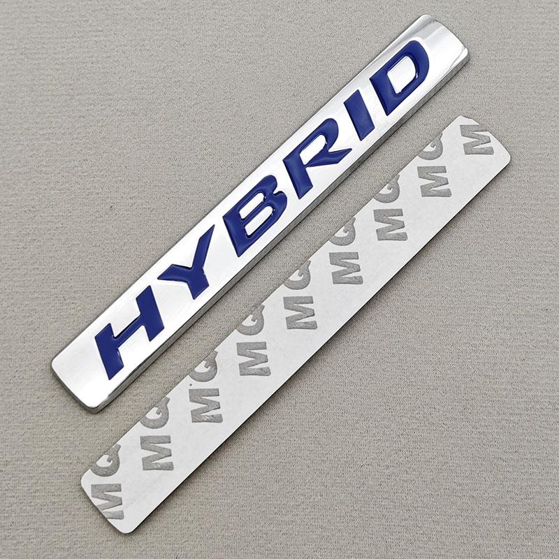 3D Металлическая Наклейка на Автомобиль Логотип HYBRID Наклейка на Крыло Боковая Задняя Часть Багажника Шильдик Эмблема Для Toyota RAV4 Prius Camry Accord Sienna Авто Аксессуары
