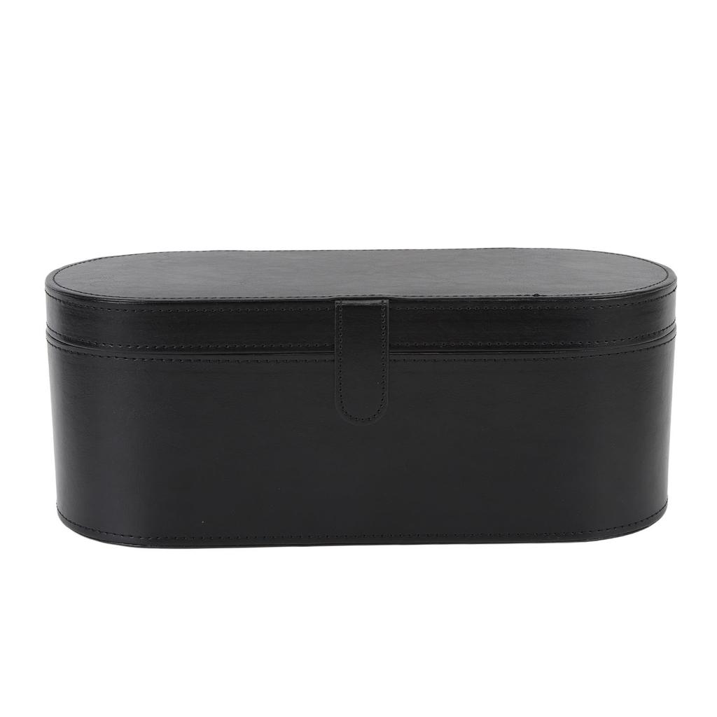 Hair Styling Tool Storage Bag Splash Proof Scratch Resistant PU Leather Portable Hair Dryer