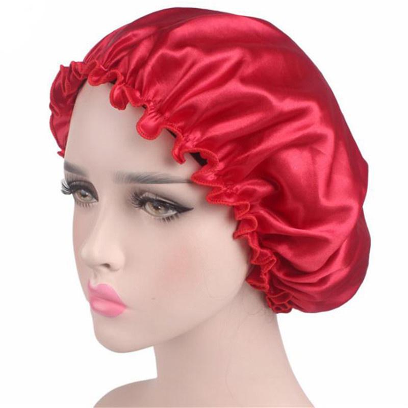 Женская атласная шапочка для ухода за длинными волосами, обработанная кокосовым маслом для женщин
