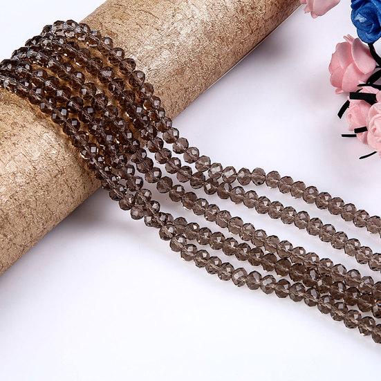 DIY ювелирные аксессуары искусственный кристалл плоские свободные бусины строка домашний декор