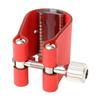 Leather Alto Saxophone Ligature Fastener for Tenor Sax Saxphone Bakelite Mouthpiece