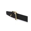 DakS Black 4d Gold Buckle Hook Cowhide Women S Belt Dbbe5f778bk