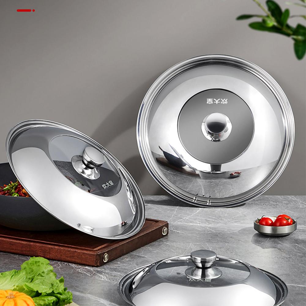 COOKER KING Видимая готовка Вок-сковорода Крышка Нержавеющая сталь Универсальная крышка для сковороды Видимая Заменяемая крышка для жарки Вок-кастрюля Качественная Купольная
