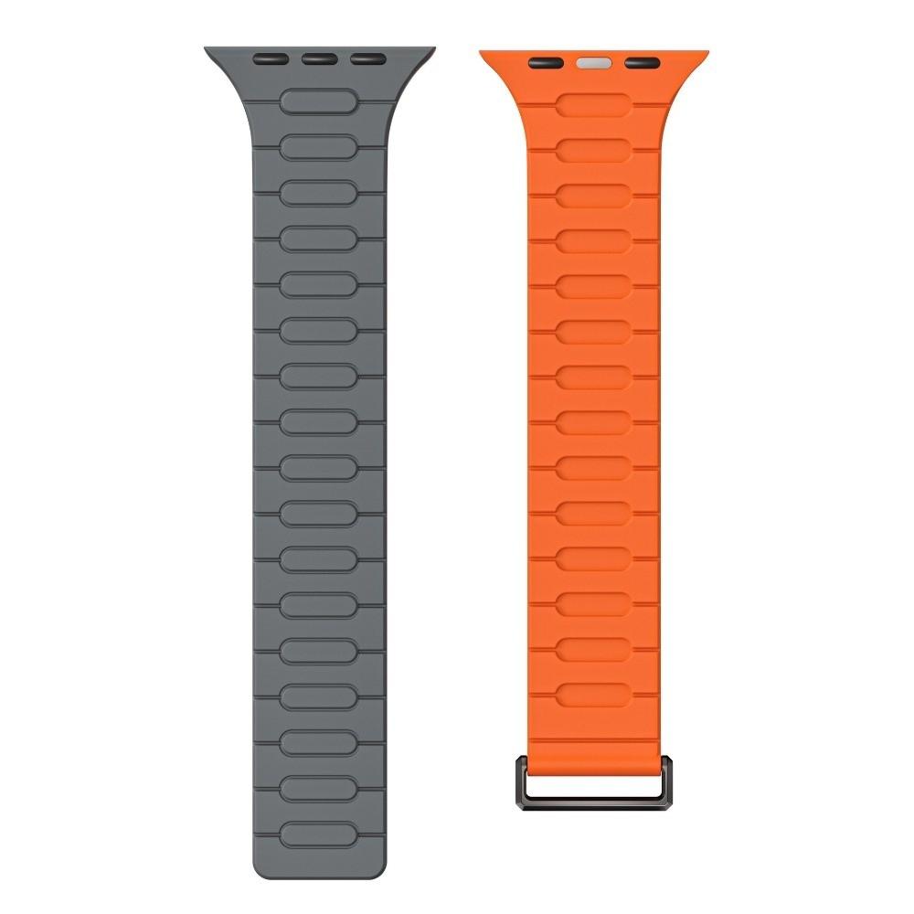 Silicone Smart Watch Band Magnetic Closure 40/41/42MM Belt Strap 44/45/46MM/49MM for Appl Watch Series 11/10/9/8/7/6/Ultra 3/SE 3