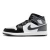 Air Jordan 1 Mid Iron Grey мужские кроссовки черные белые DQ8426-001