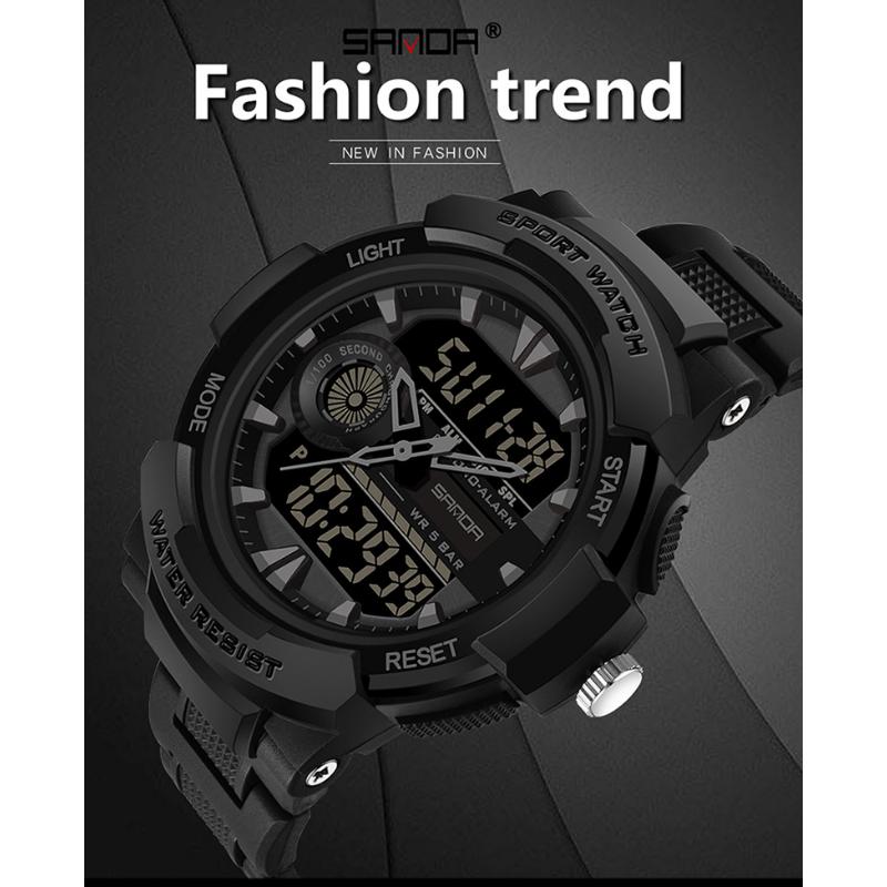 Новые модные часы, повседневные простые спортивные часы, многофункциональные электронные часы