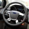 Автомобильная АБС Хром Накладка на Руль Наклейка Декорация для Ford Focus 3 MK3 Седан Хэтчбек Kuga Escape 2012 2013 2014