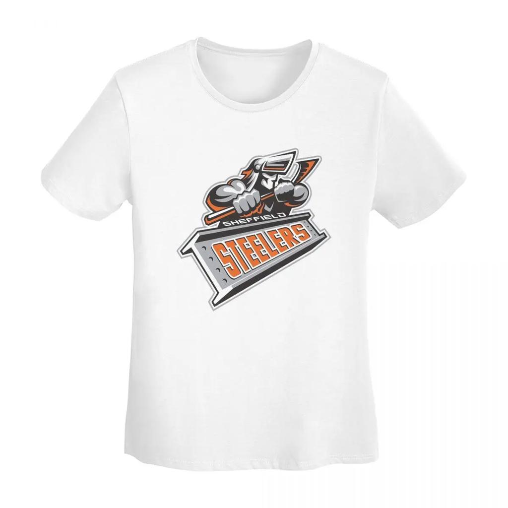 The Sheffield Steelers TShirt Women Short Sleeve T Shirts Round Neck Clothing Cotton Summer Tees Streetwear