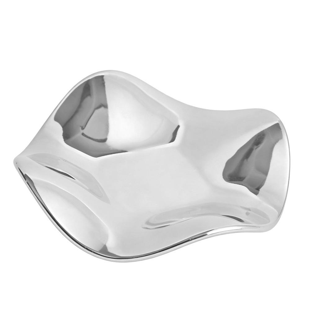 Ceramic Ceramic Jewelry Tray Light Luxury Jewelry Storage Tray Decorative Vanity Plate Home