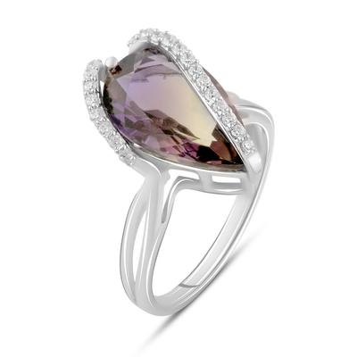 Серебряное кольцо с аметрином nano 3.845ct (2088790)