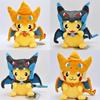 23cm XY Edition Fire-Breathing Dragon Pichu Rayquaza Transformation Plush Hat Coat Doll