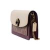 Coach Parker 18 Camellia Поворотный замок Color Block Фирменный принт Покрытый холст и кожа Цепочка Наплечная сумка Женская сумка через плечо 1680-B4QVB