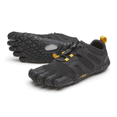 Five Shoes Беговые трейловые Треккинговые Тренировочные 19W7601 EU37 [Vibram] [Vibram Fingers] Женские Пятипалые Женские V-Trail 2.0 Черный/Желтый (22.5cm) [Использовал]