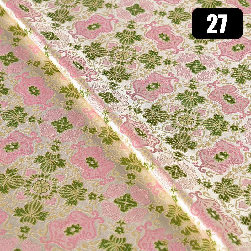 Роскошная высококачественная жаккардовая парчовая шелковая ткань для самостоятельного шитья чонсам ханьфу платье обивка одежды винтажная дизайнерская ткань