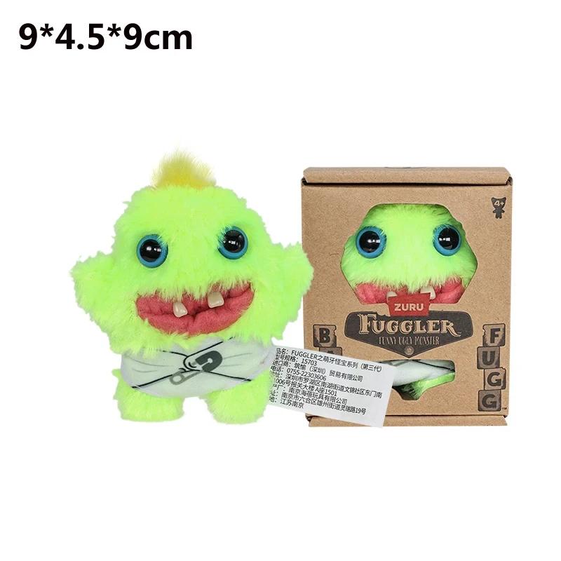 Плюшевая серия Fuggler Baby Мистер Иголки Смешной Уродливый Монстр Фуггс Манч Бешеный Кролик Широкоглазый Странный Мягкая Игрушка Кукла Подарок 9СМ