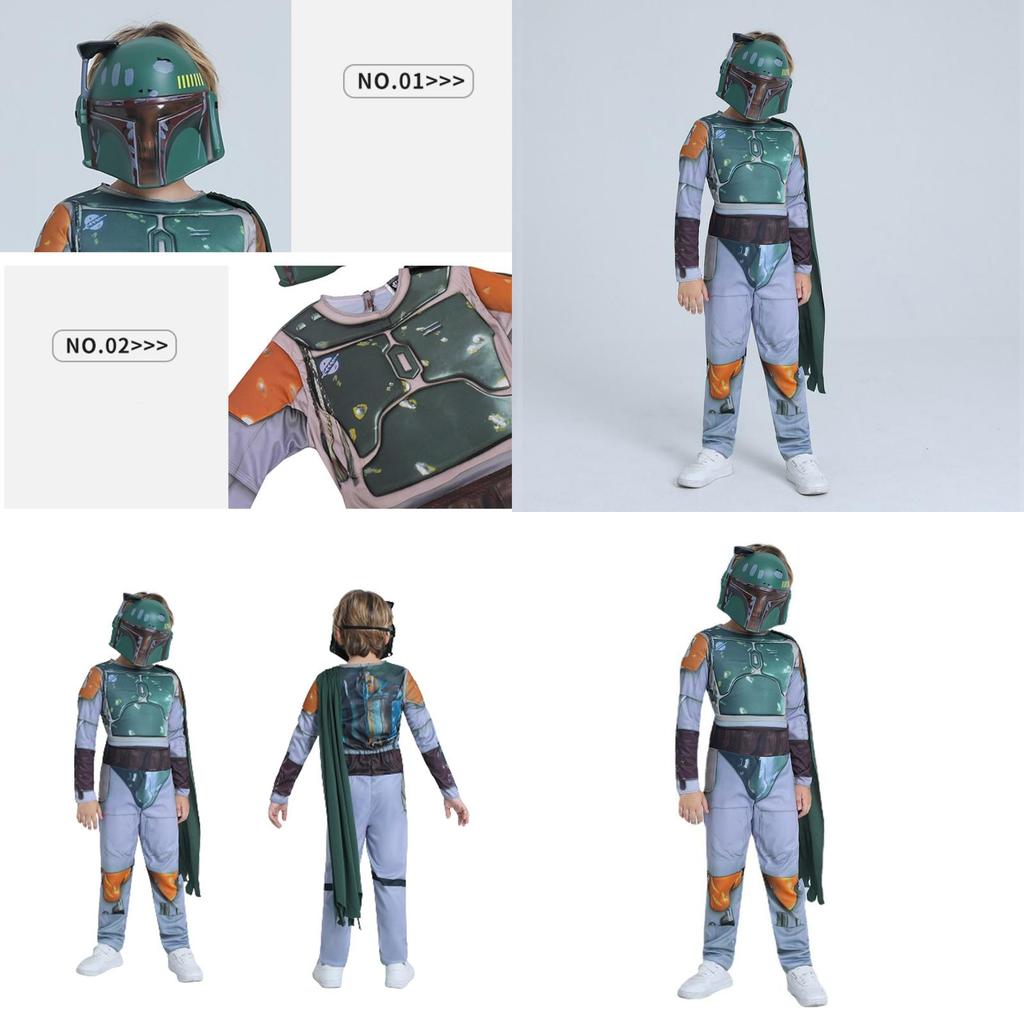 Authentic Star Wars Boba Fett Cosplay Costume Perfect For Comic Con