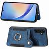 D4 For Samsung Galaxy A34 5G Case RFID Blocking Card Slots Retro Leather+TPU Phone Cover