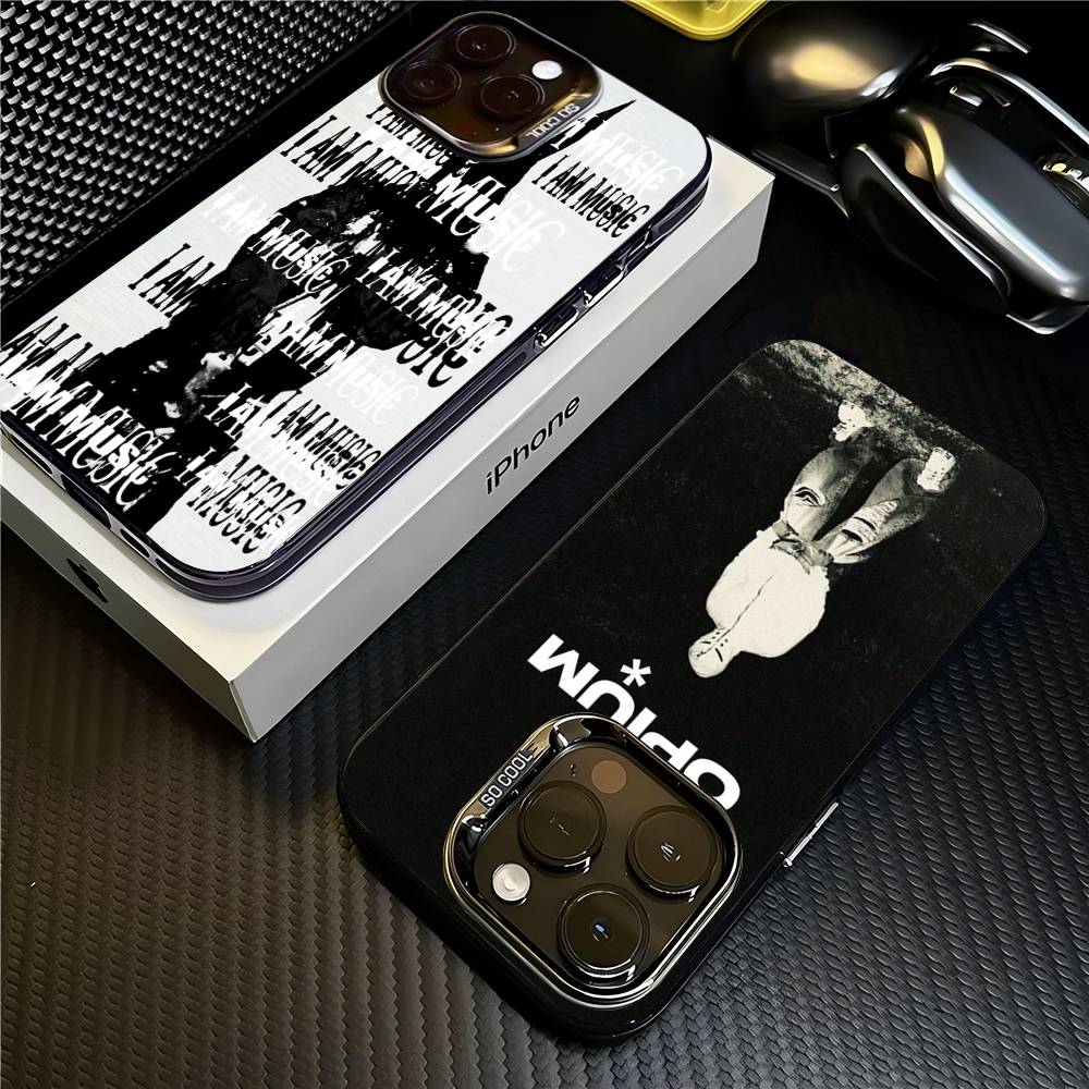 Чехол для телефона Playboi Carti O-Opium Rap Для IPhone 16 15 14 13 12 11 17 Pro Max Plus Цвет Серебристый Корпус