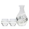 Toyo Sasaki Glass Cold Sake Sake Glass Sake Made In Dishwasher 3 Piece Day 300ml X 100ml X 2 Set, Collection, Glasses, Boxed, Japan, Safe, Clear, Set,